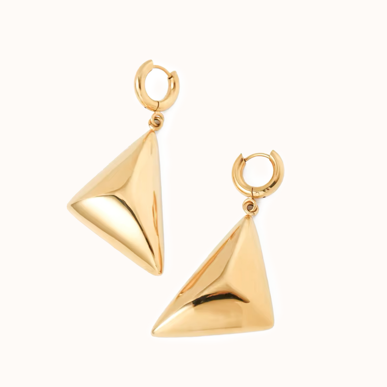 The Triangle | SS Gold | Earrings