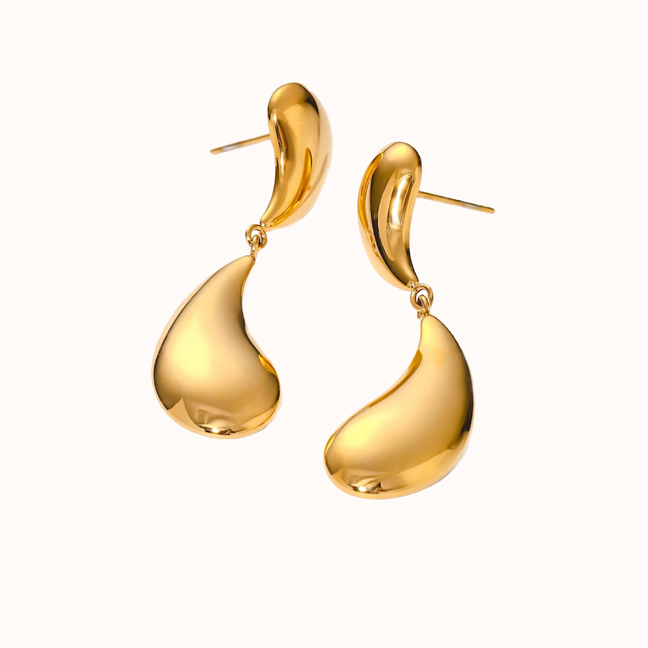 The Blob | SS Gold | Earrings