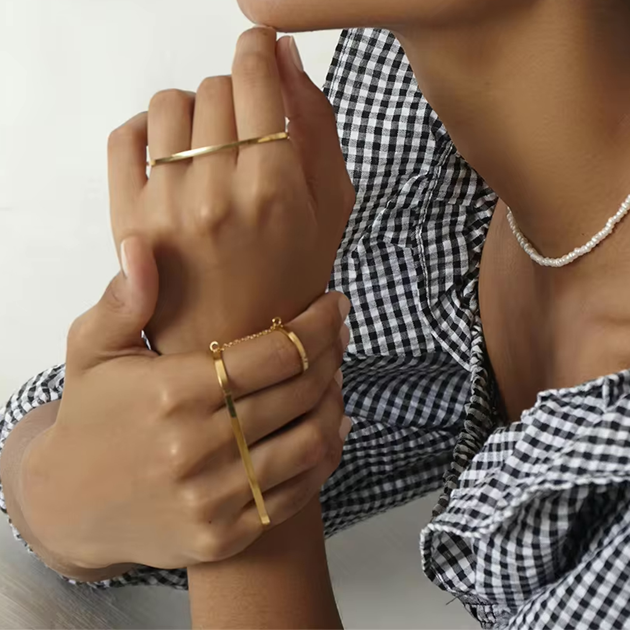 The Unity | SS Gold | Ring Bracelet