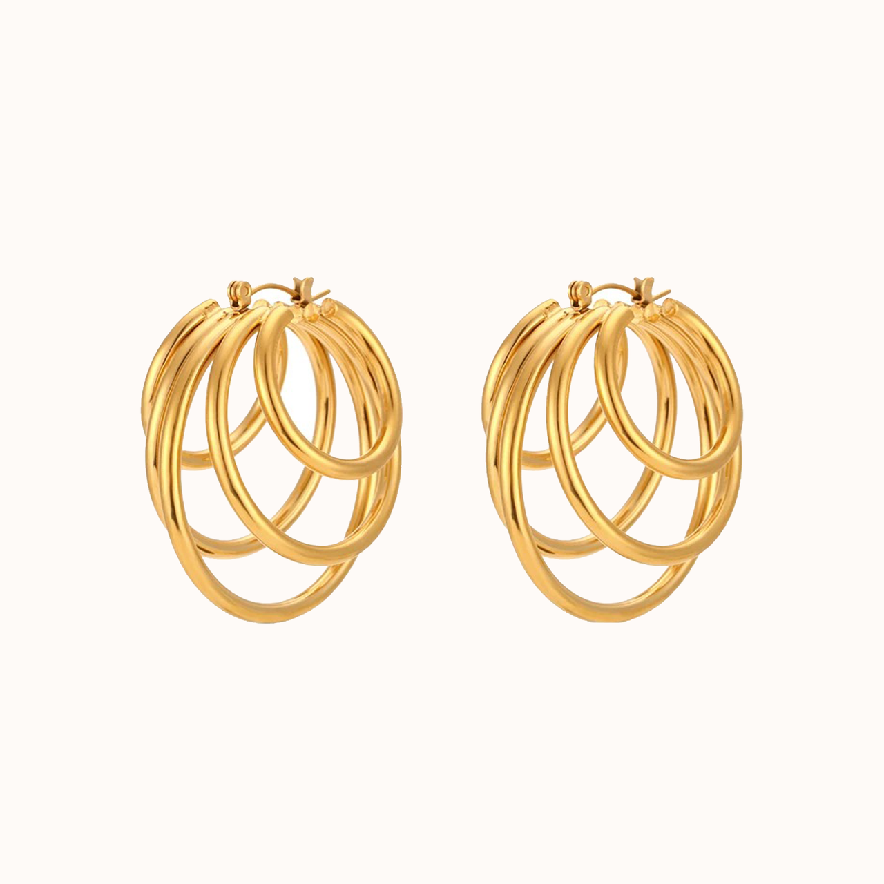 The Helix  | SS Gold | Hoop Earrings