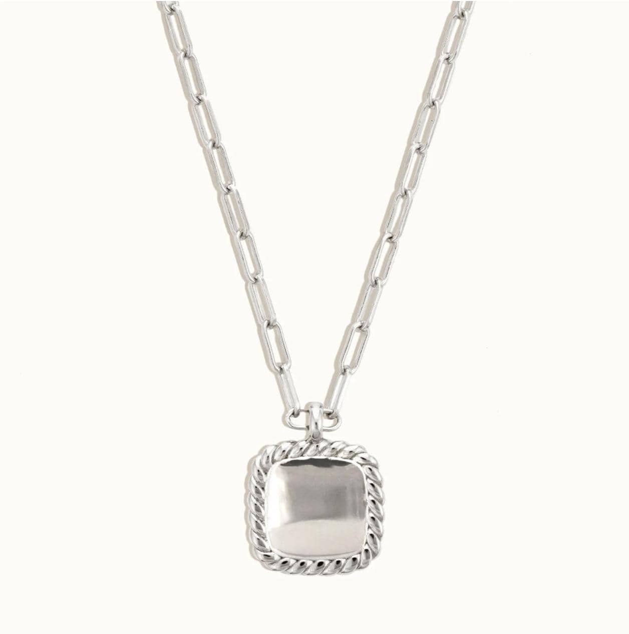 The Square | Silver Necklace - Onnesslabel